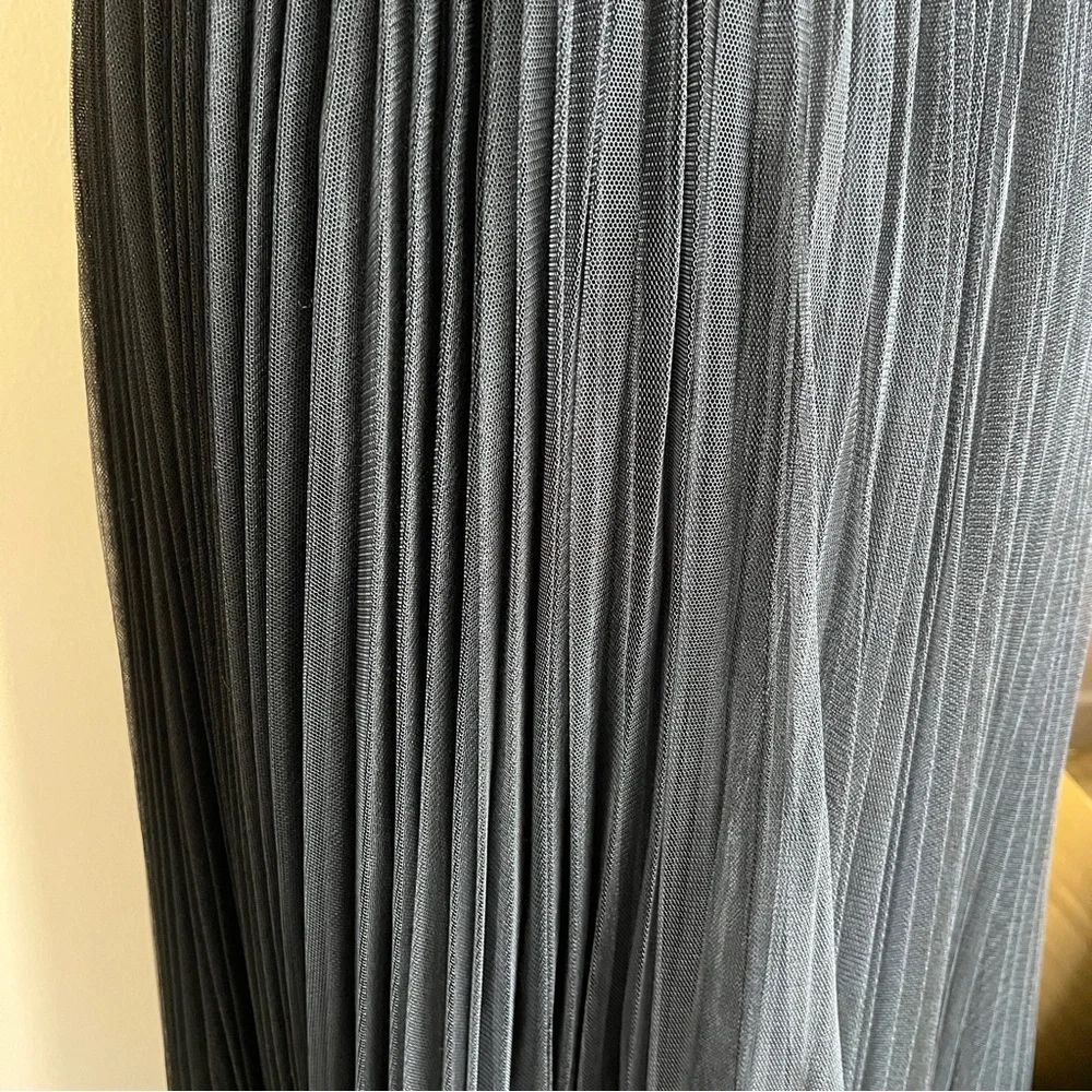 NWT Lucy Paris Black Tulle Maxi Dress Gown - Picture 9 of 12